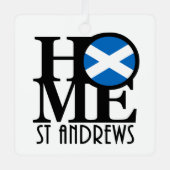 HOMEセントアンドリューズスコットランド メタルオーナメント (正面)