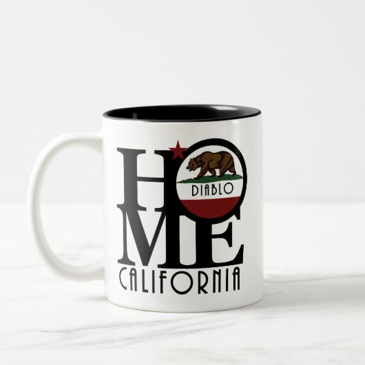 HOMEディアブロカリフォルニア11oz ツートーンマグカップ (左)