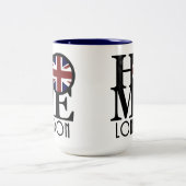 HOMEロンドン15oz （イギリス国旗） ツートーンマグカップ (中央)