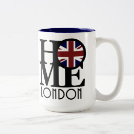 HOMEロンドン15oz (イギリス国旗) ツートーンマグカップ