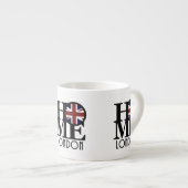 HOMEロンドン(イギリス国旗) エスプレッソカップ (正面右)