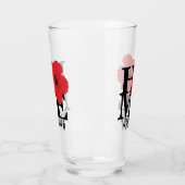 HOMEワイアワレッドハイビスカス タンブラーグラス (左)