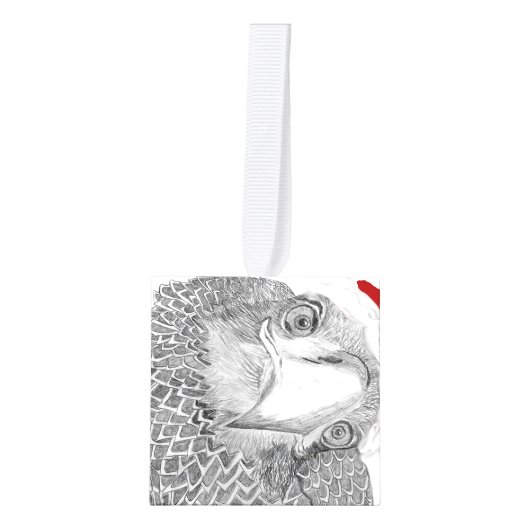 HOME私たちの家族の木の物語SWFLイーグルズ キューブオーナメント (正面)