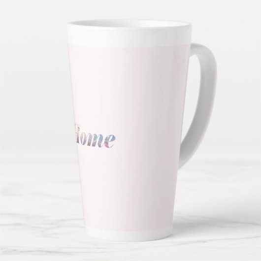 Home. カフェラテマグ (右アングル)