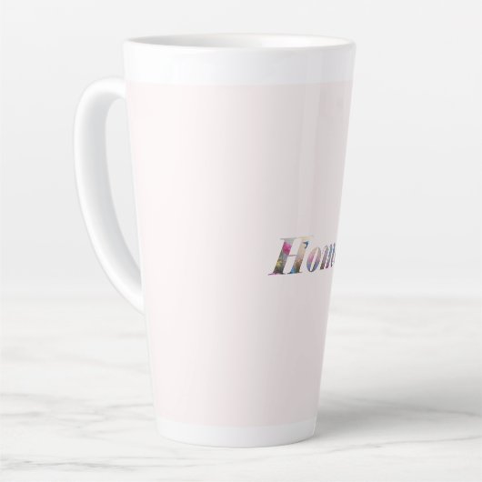 Home. カフェラテマグ (左アングル)