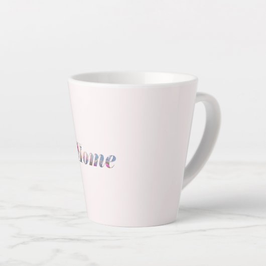 Home. カフェラテマグ (右アングル)