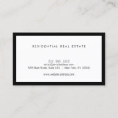 Home モダン Logo in Purple 実在 Estate、不動産仲介業者 名刺 (裏面)