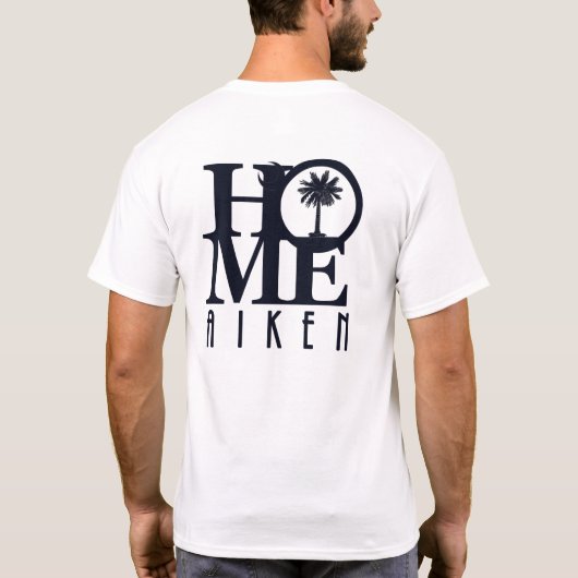 HOME Aiken, SC (バックプリント) Tシャツ (裏面)