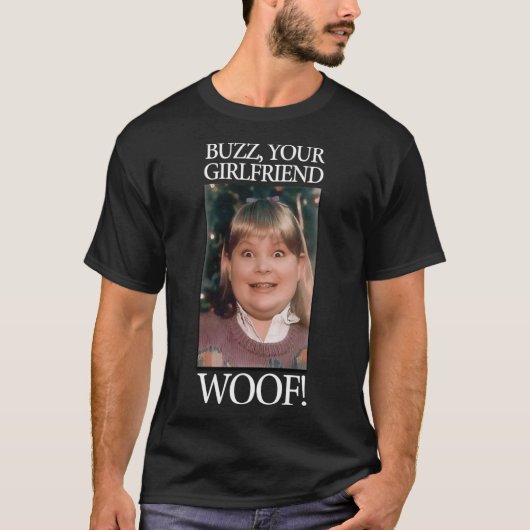 Home Alone - Buzz your girlfriend Woof! Essential Tシャツ (正面)