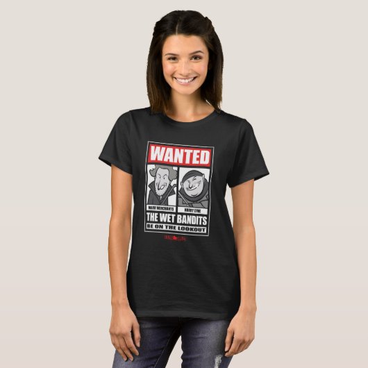 Home Alone - Wanted Wet Bandits Tシャツ (正面フル)