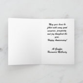 Home Anniversary – エステ実在ートエージェントの挨拶 カード (内部)