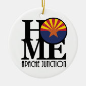 HOME Apache Junction セラミックオーナメント (正面)