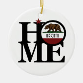 HOME Arcata，カリフォルニア セラミックオーナメント (正面)