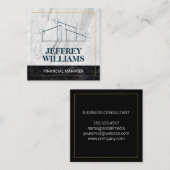 Home Architectロゴ スクエア名刺 (正面/裏面)