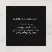 Home Architectロゴ スクエア名刺 (裏面)