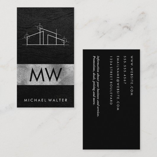 Home Architectロゴ 名刺 (正面/裏面)