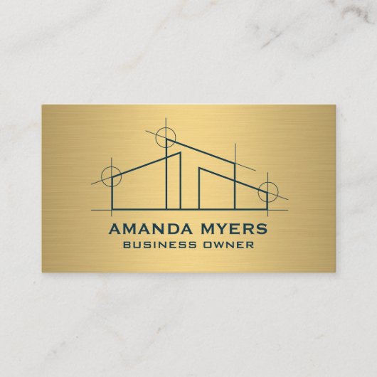 Home Architectロゴ 名刺 (正面)