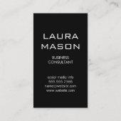 Home Architectロゴ |金ゴールドルクスモノグラム 名刺 (裏面)