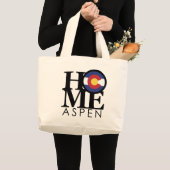 HOME Aspen ラージトートバッグ (正面(商品))