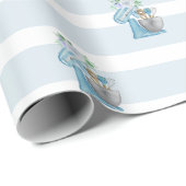 Home Bakery Blue Mixer ラッピングペーパー (ロールコーナー)