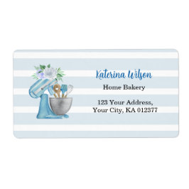 Home Bakery Blue Mixer Shipping  ラベル