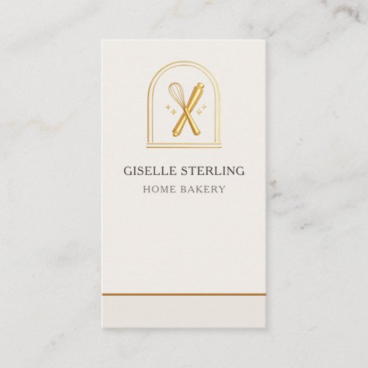 Home Bakery QR Code 名刺 (正面)