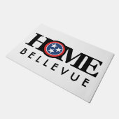 HOME Bellevue Tennessee ドアマット (アングル)