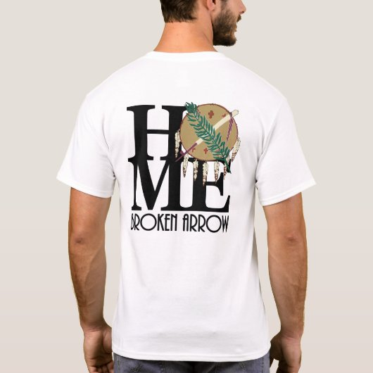 HOME Broken Arrow (背面プリント) Tシャツ (裏面)