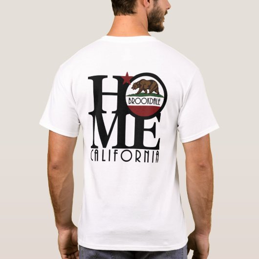 HOME Brookdale (バックプリント) Tシャツ (裏面)