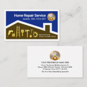 Home Building Handyman Frame 名刺 (正面/裏面)