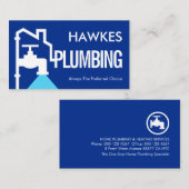 Home Building Pipe Frame Leaking Faucet 名刺 (正面/裏面)