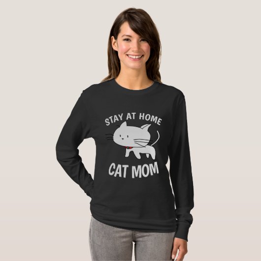 HOME CAT MOM Tシャツ (正面フル)