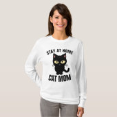 HOME CAT MOM Tシャツ (正面フル)