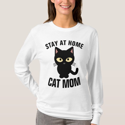 HOME CAT MOM Tシャツ (正面)
