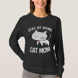 HOME CAT MOM Tシャツ