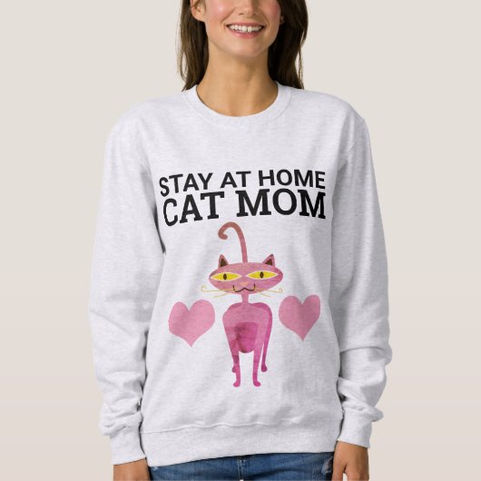 HOME CAT MOM Tシャツ (正面)