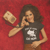 HOME CAT MOM Tシャツ