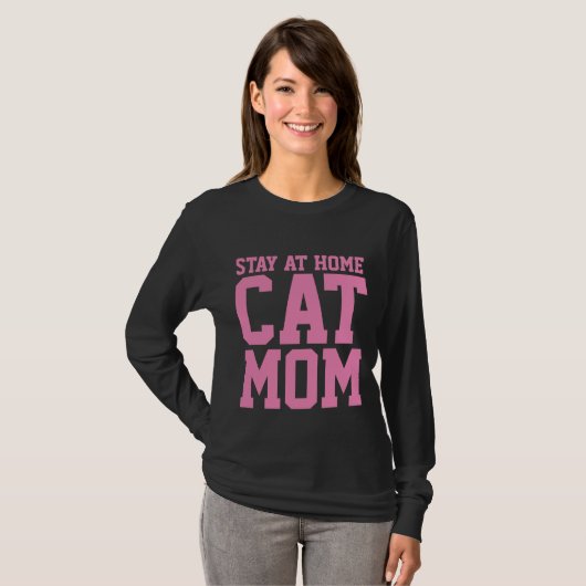 HOME CAT MOM Tシャツ (正面フル)