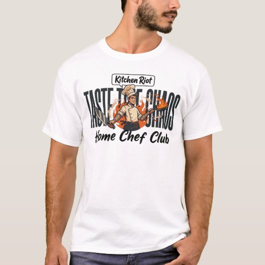 Home Chef Club - Taste the chaos Tシャツ (正面)