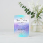 Home cleaning referral  名刺 (スタンド正面)