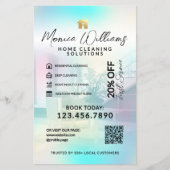 Home cleaning service modern Flyer チラシ (正面)