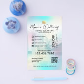 Home cleaning service modern Flyer チラシ (シングル)