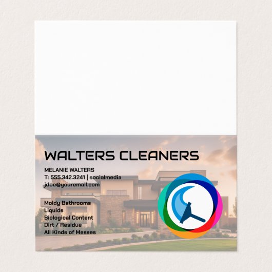 Home Cleaning Services | House Living Room 名刺 (外部フラット)