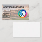 Home Cleaning Services | House Living Room 名刺 (正面/裏面)