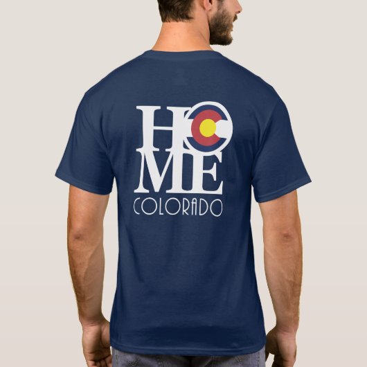 HOME Colorado (バックプリント) Tシャツ (裏面)