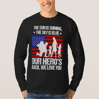 Home Coming Veteran Poem Soldier Appreciation Fami Tシャツ