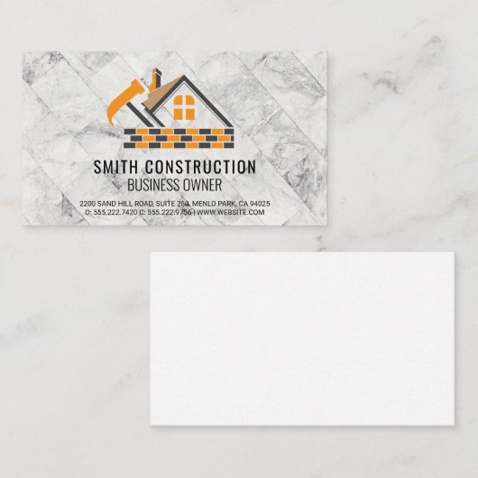 Home Construction Builder | Architect 名刺 (正面/裏面)