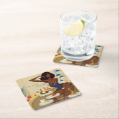 Home Cookin' スクエアペーパーコースター (インサイチュ)