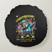 Home DABBING FUTURE Lessons Learn  Pillow  ラウンドクッション (正面)