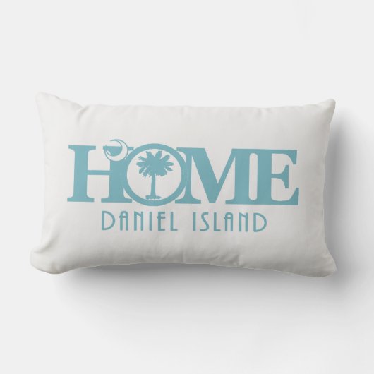 HOME Daniel Island （中淡い青） ランバークッション (正面)